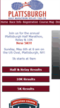 Mobile Screenshot of plattsburghhalfmarathon.com